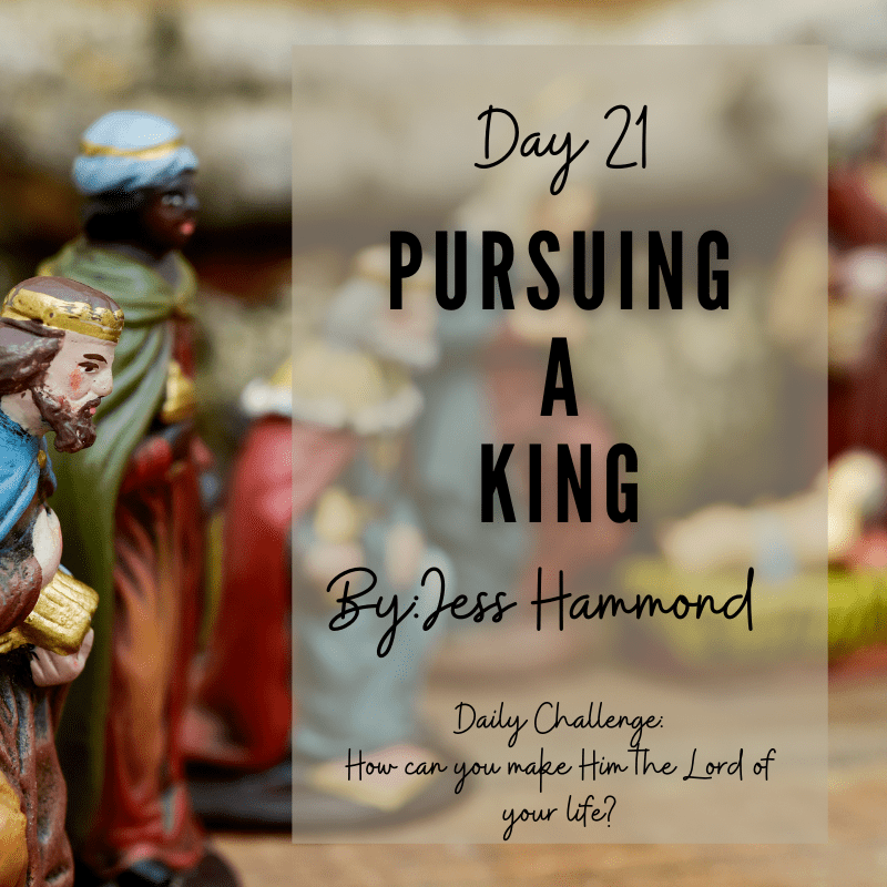 DAY 21: Pursuing A King